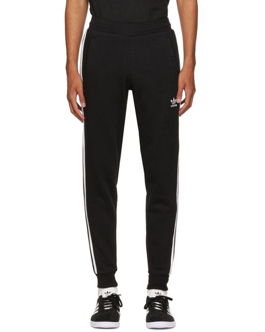 adidas Originals Synthetic Adicolor Classics 3-stripes Lounge Pants in  Black for Men | Lyst