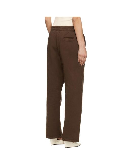 Entire studios Black Straight Leg Sweatpants