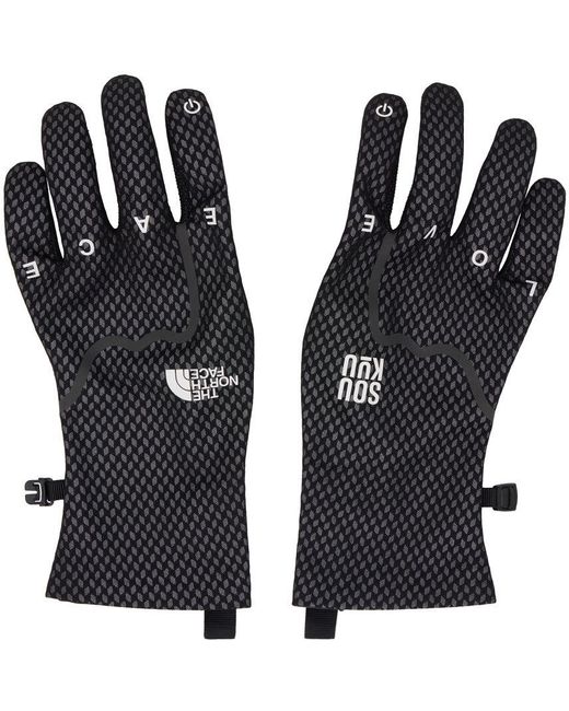 Undercover Black The North Face Edition Soukuu E-tip Gloves for men