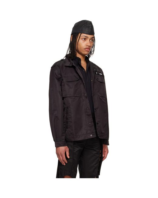 OLLY SHINDER Black World Service Jacket for men