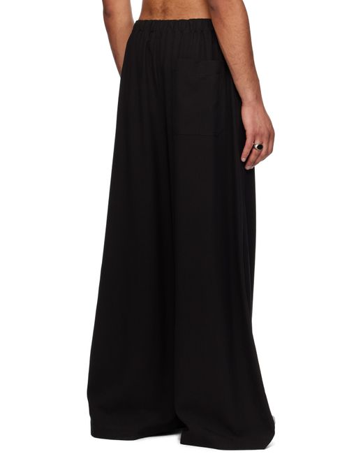 メンズ Ann Demeulemeester ブラック Ibert ラウンジパンツ Black