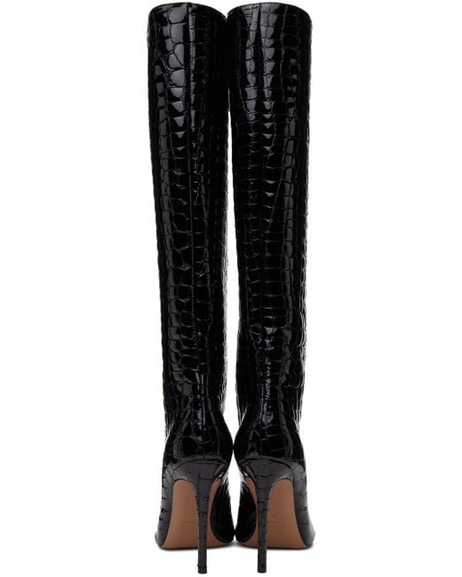 Paris Texas Black Stiletto 105 Tall Boots