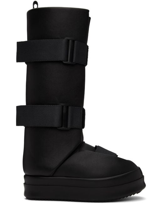 Rick Owens Black Splint Boots for men