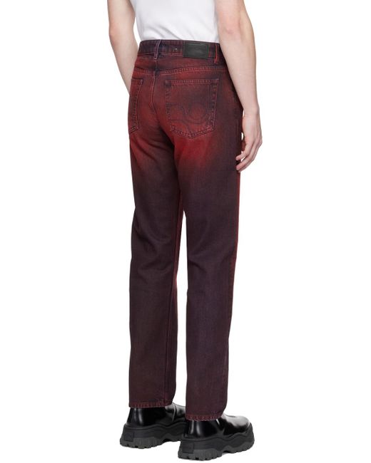 Eytys Red Orion Jeans for men