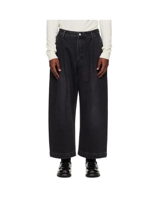 Studio Nicholson Black Puch Denim Jeans for men