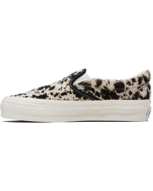 Vans Black Premium Classic Slip-on Sneakers