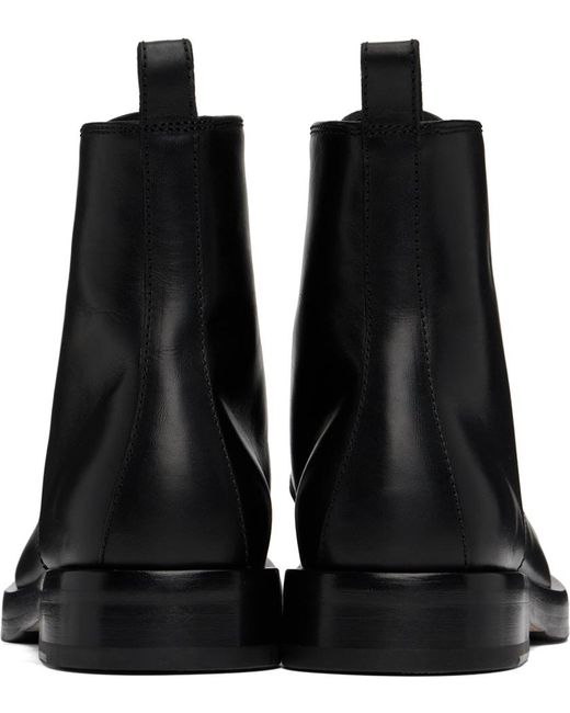 Officine Creative Black Bulla 002 Boots for men