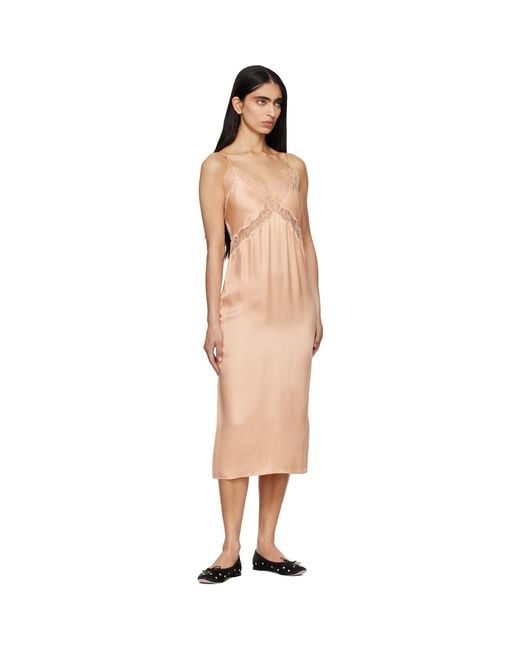Anine Bing Black Carissa Slip Dress