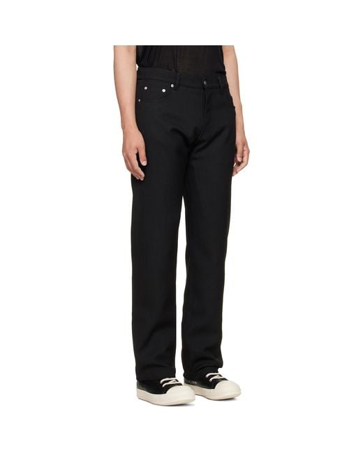Rick Owens Black Tower Kurdt Trousers for men