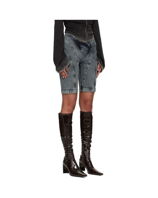KNWLS Black Celest Shorts