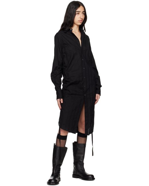 Ann Demeulemeester ブラック Sandrina High-Comfort シャツ Black