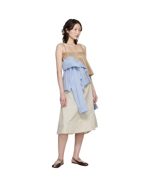 Maison Mihara Yasuhiro White Shirts Combined Camisole