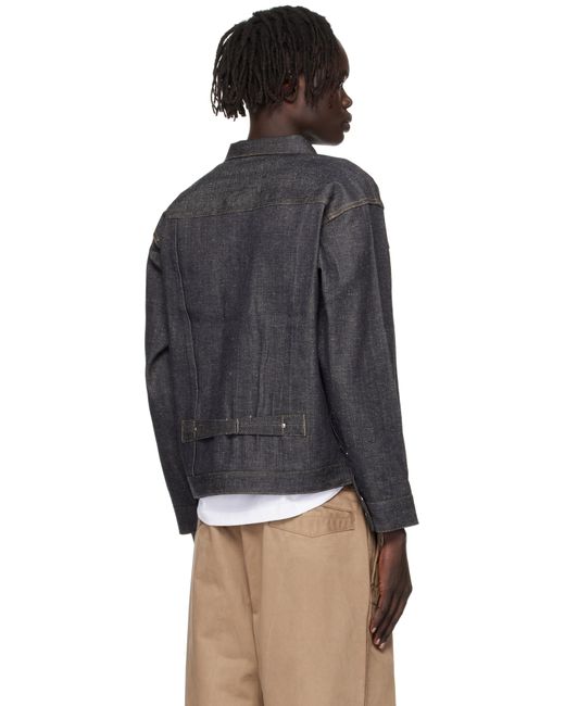 TAIGA TAKAHASHI Lot. 703 C.1920's Denim Jacket in Black for Men