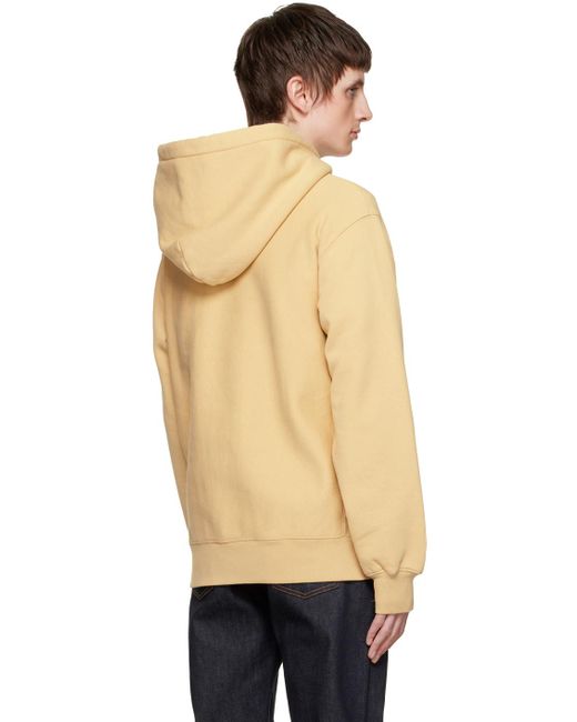 Nudie Jeans Natural Beige Fredrik Hoodie for men