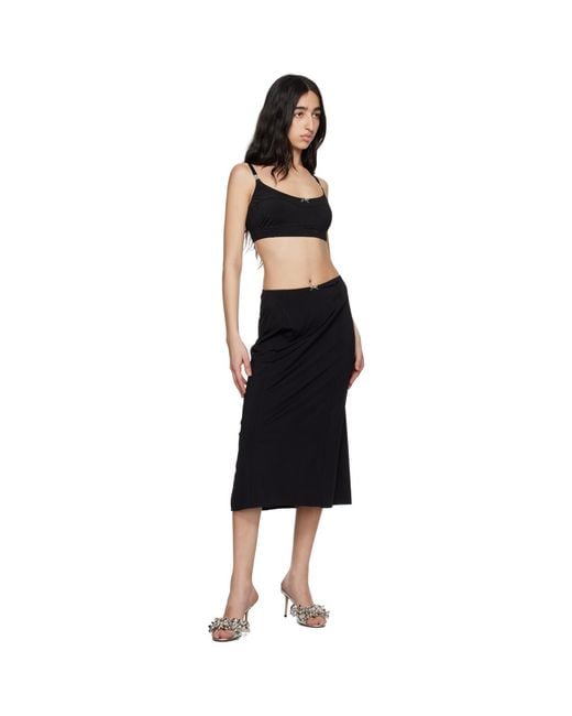 Rabanne Black Bow Top
