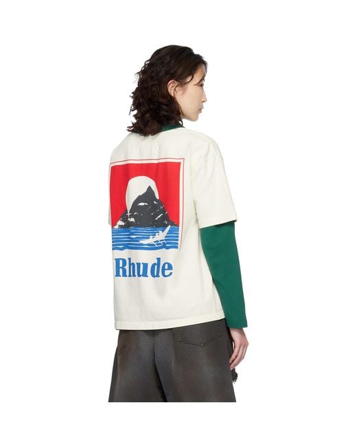 Rhude White Off- Moonlight T-Shirt