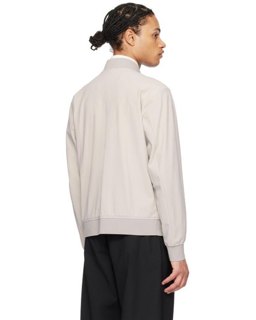 Theory Black Off-white Murphy Bomber Jacket for men