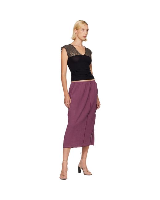 Baserange Purple Ssense Exclusive & Taupe Nehru Top