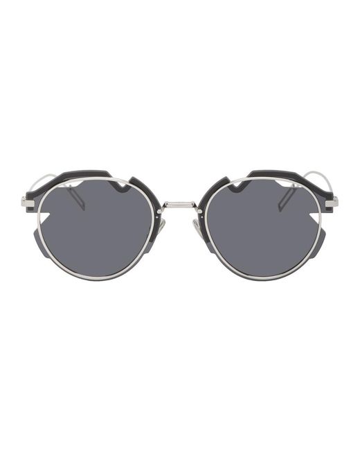 Dior Metallic Silver Diorbreaker Sunglasses for men