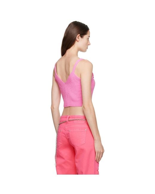 Blumarine Pink Flower Camisole