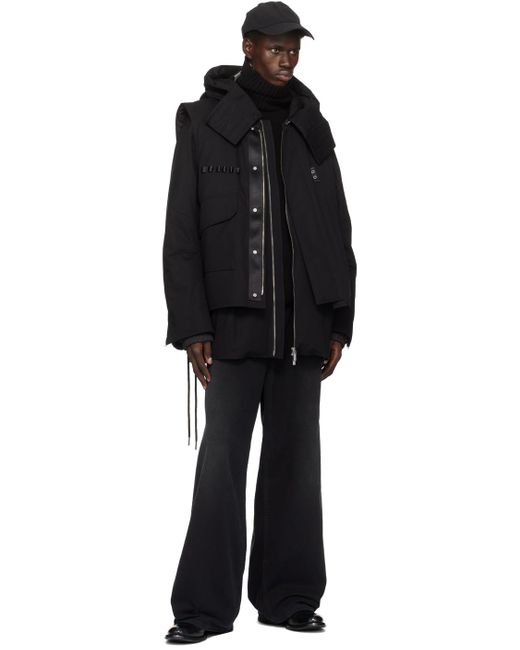 Helmut Lang Arctic Double Puffer Down Jacket Vest Set in