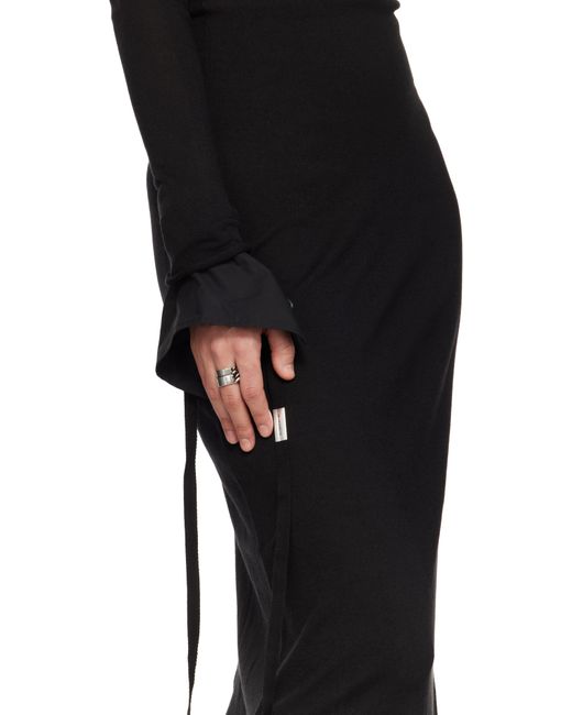 Ann Demeulemeester ブラック Paal シャツ カフス Black