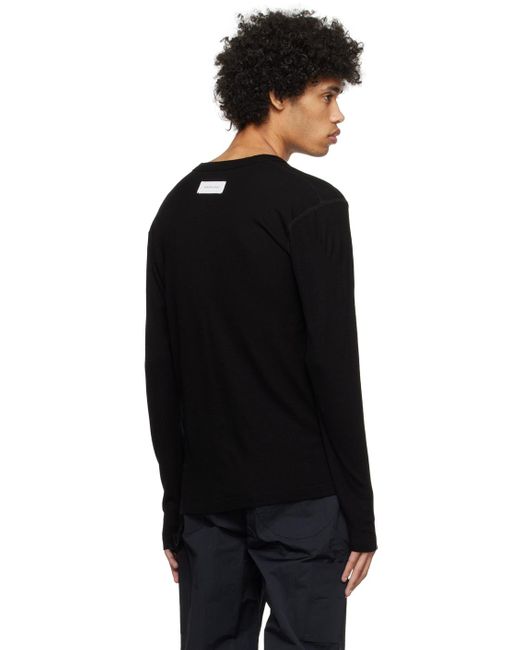 BERNER KUHL Black Base Long Sleeve T-shirt for men