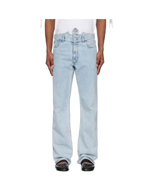Coperni Blue Disney Crown Jeans for men