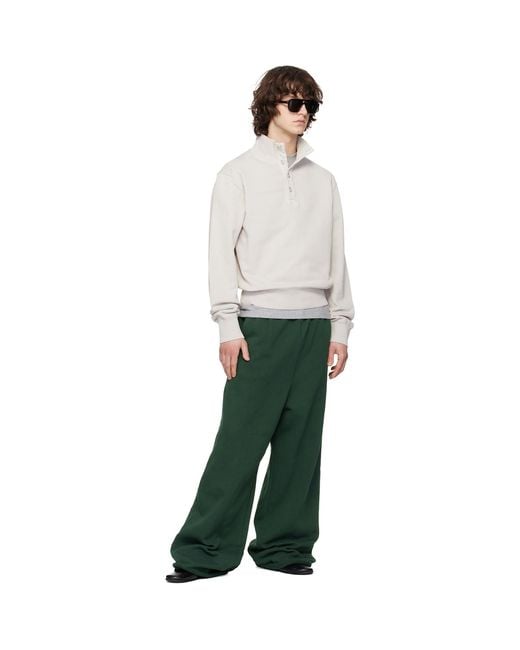 Entire studios Black Off- Port Pullover Sweatshirt for men