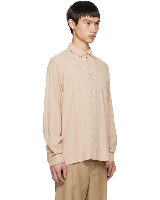 Séfr Natural Tan Hampus Shirt for men