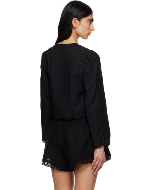 Sea ブラック Elke ブラウス Black