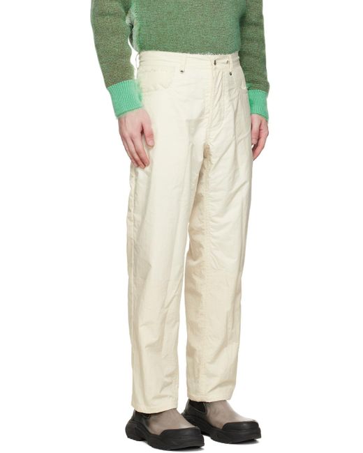 Craig Green Multicolor Craig Ssense Exclusive Off- Fluffy Reversible Trousers for men