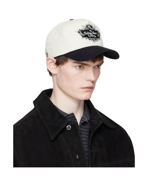 Amiri Black 'Chateau Crest Cap for men