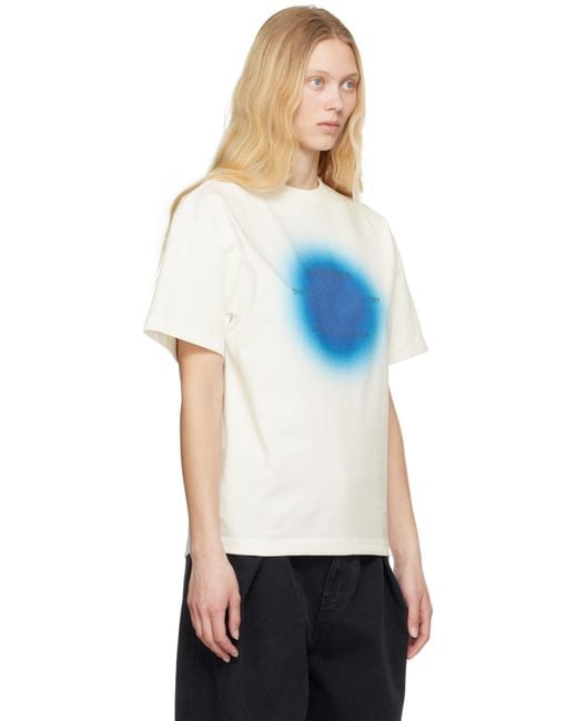 ADER error ホワイト Eternity Product. 46 Tシャツ ADER error: ホワイト Eternity Product. 46 Tシャツ | SSENSE 日本
