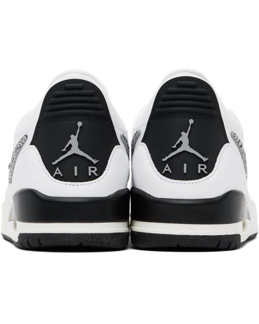 メンズ Nike ホワイト Air Jordan Legacy 312 Low スニーカー Black
