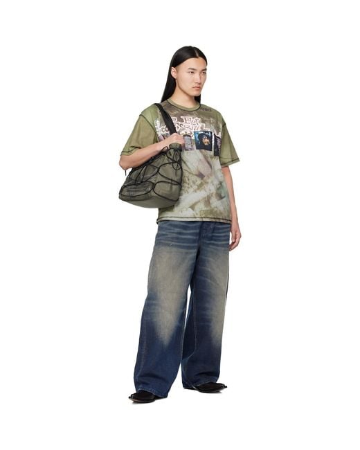 DIESEL Black Khaki Tech-D M X Tote for men