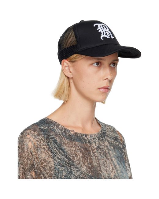R13 Black Trucker Hat