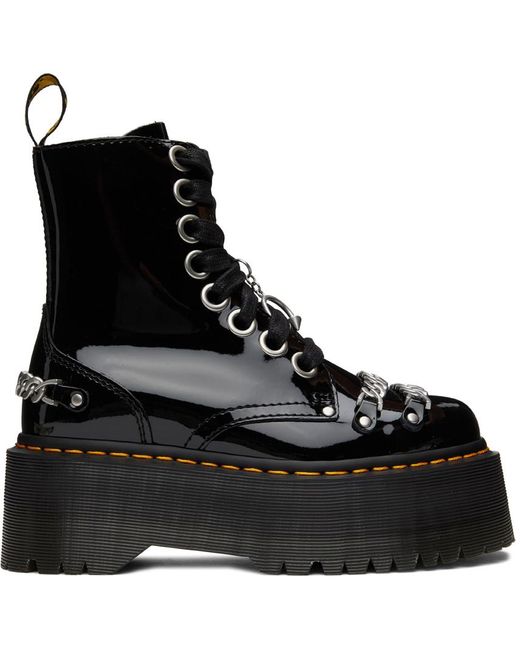 Dr. Martens Max Chain Jadon Platform Boots in Black | Lyst