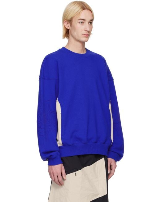 【関税込み】ASICS NOVALIS ブルー Bixance スウェットシャツ ASICS NOVALIS Bixance Sweatshirt Asics Blue – Above The Clouds