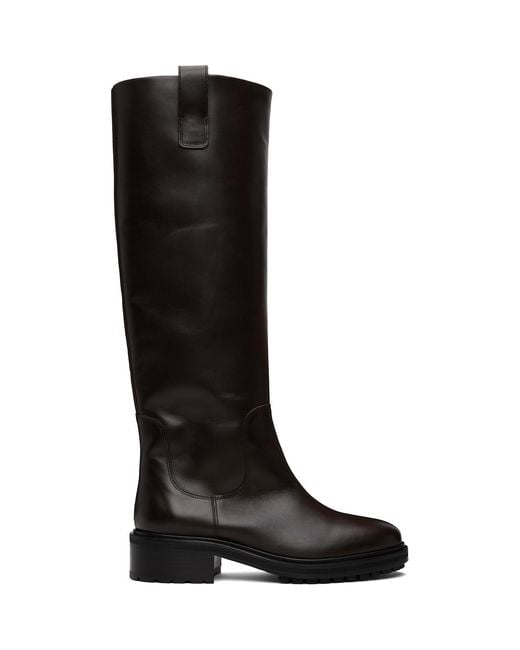 Aeyde Black Henry Knee-High Boots