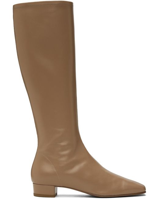 By Far Brown Tan Edie Boots