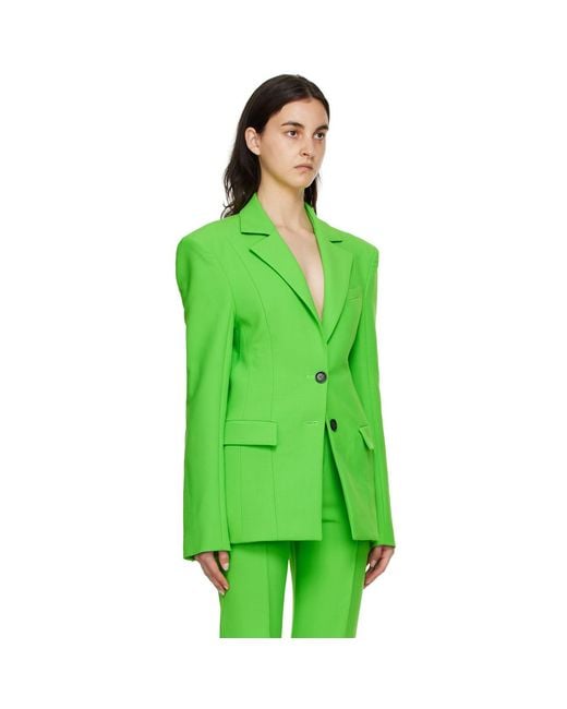 Kwaidan Editions Green Polyester Blazer