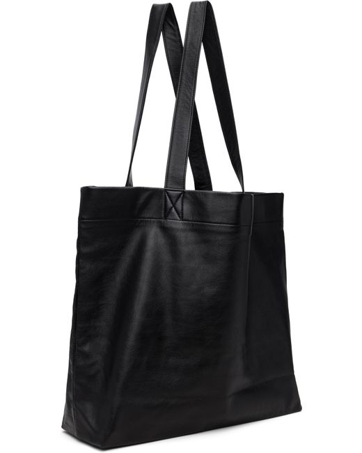 Yohji Yamamoto Black Signature L Tote