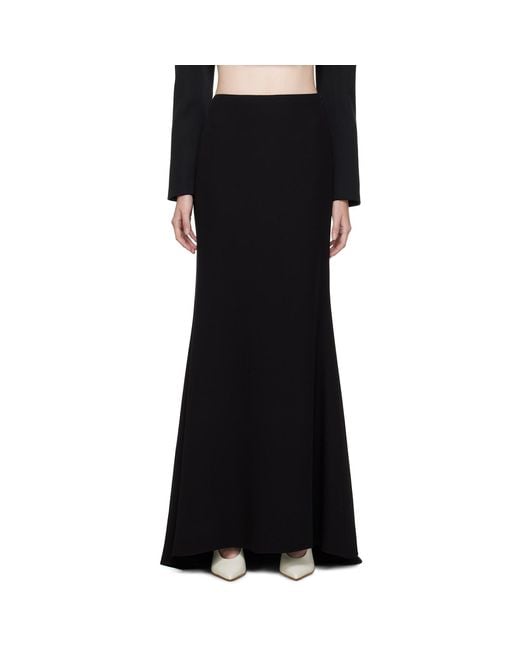 Valentino Black Couture Maxi Skirt