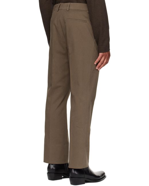 Ferragamo Multicolor Taupe Tailored Trousers for men
