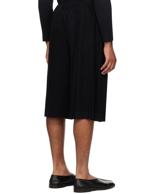 Homme Plissé Issey Miyake Homme Plissé Issey Miyake Black Tailored Pleats 2 Trousers for men