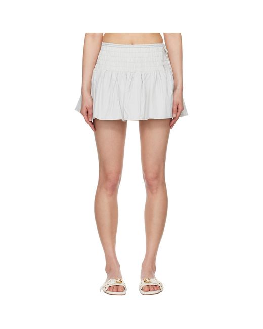 Holzweiler White Uv Protection Miniskirt