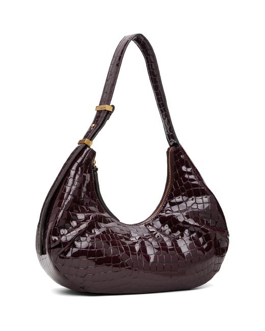 Rag & Bone Purple Burgundy Hudson Leather Bag