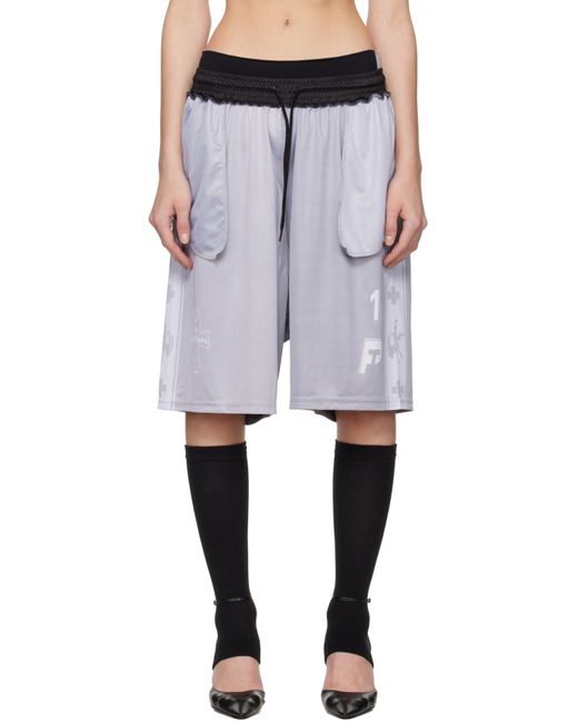Short De Soccer Gris À Coutures Visibles PROTOTYPES en coloris Black