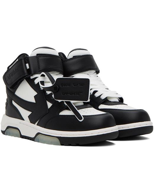 Off-White c/o Virgil Abloh Black Off- & White Out Of Office Sneakers